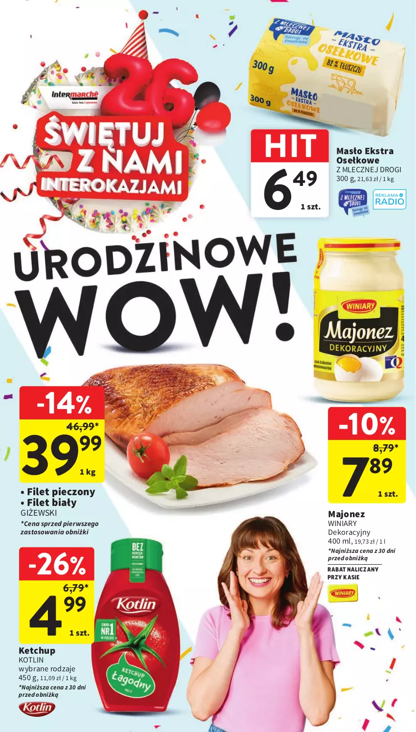 Gazetka promocyjna Intermarche - Gazetka Intermarche - ważna 05.10 do 11.10.2023 - strona 2 - produkty: Ketchup, Kotlin, Majonez, Masło, Piec, Winiary