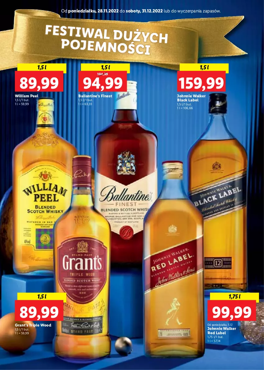 Gazetka promocyjna Lidl - Alkohole - duża gazetka - ważna 08.12 do 26.12.2022 - strona 44 - produkty: Gra, Johnnie Walker, Lack