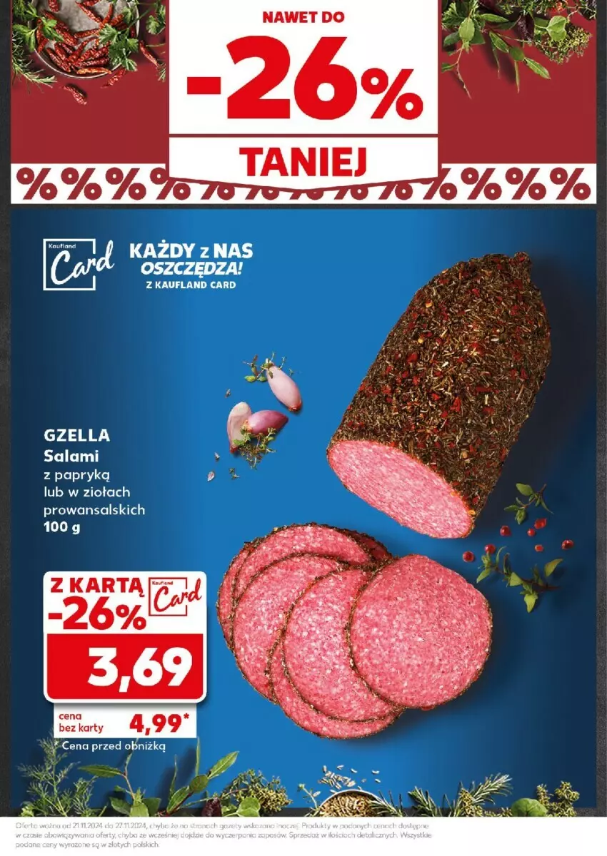 Gazetka promocyjna Kaufland - ważna 25.11 do 27.11.2024 - strona 11 - produkty: Koc, Salami