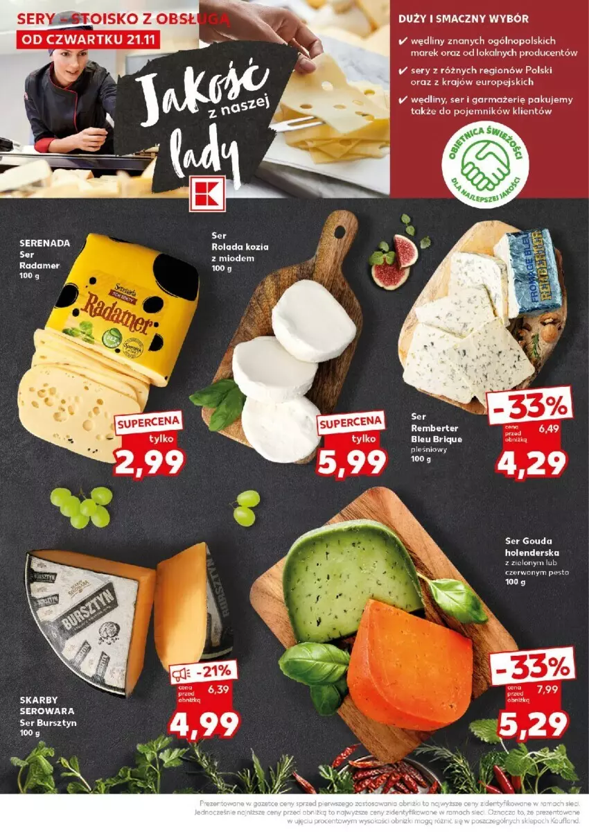 Gazetka promocyjna Kaufland - ważna 25.11 do 27.11.2024 - strona 13 - produkty: Pesto, Pojemnik, Radamer, Rolada, Ser