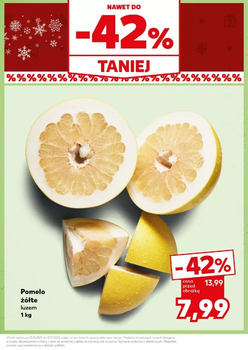 Gazetka promocyjna Kaufland - ważna 25.11 do 27.11.2024 - strona 48 - produkty: Pomelo