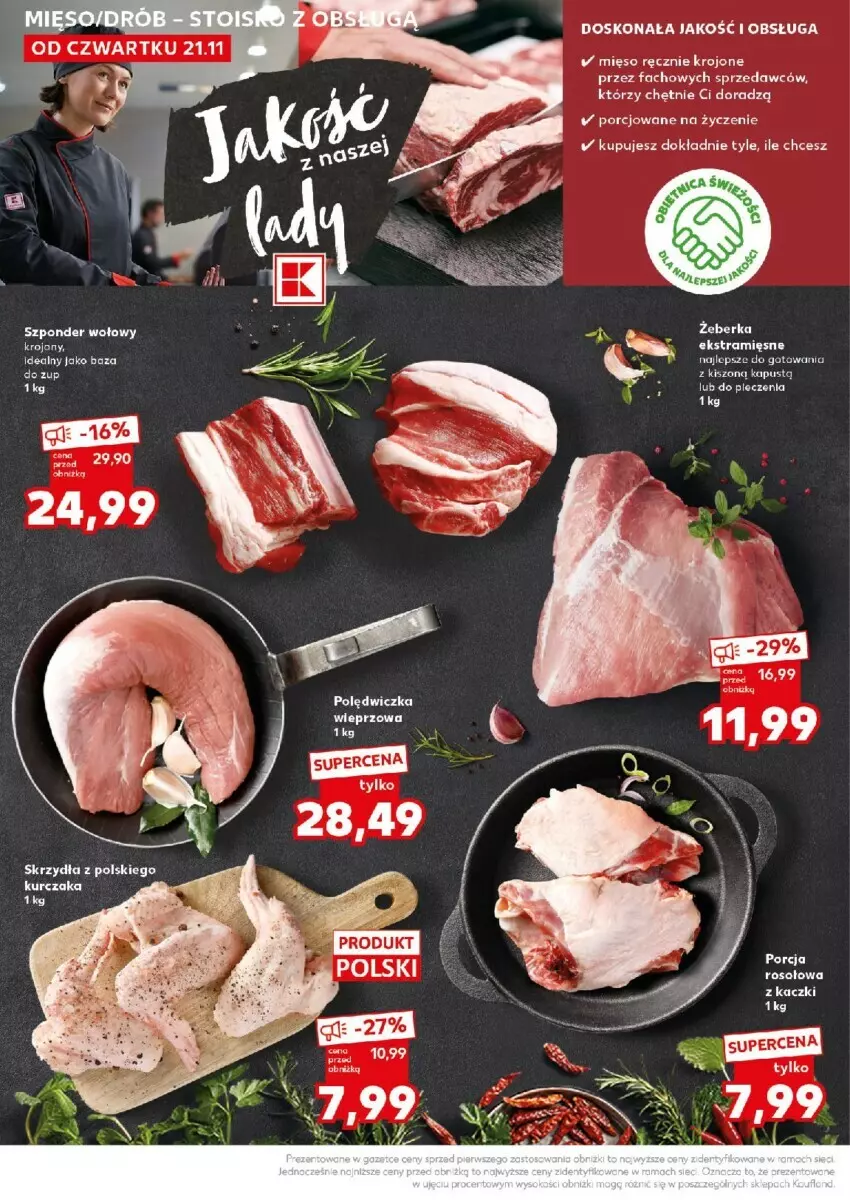 Gazetka promocyjna Kaufland - ważna 25.11 do 27.11.2024 - strona 8 - produkty: Fa, Kurczak, Mięso, Piec, Por, Szponder wołowy