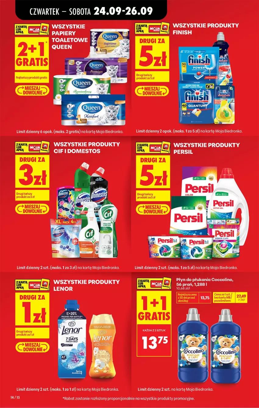 Gazetka promocyjna Biedronka - Od Czwartku - ważna 24.09 do 30.09.2026 - strona 16 - produkty: Gra, Lenor, Perfum, Por