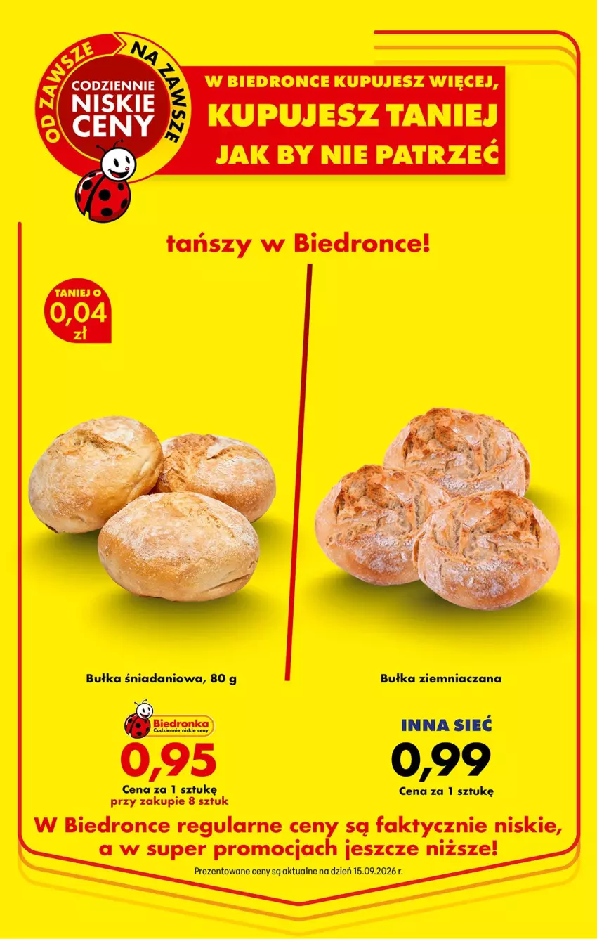 Gazetka promocyjna Biedronka - Od Czwartku - ważna 24.09 do 30.09.2026 - strona 19 - produkty: Bułka, Danio, Fa