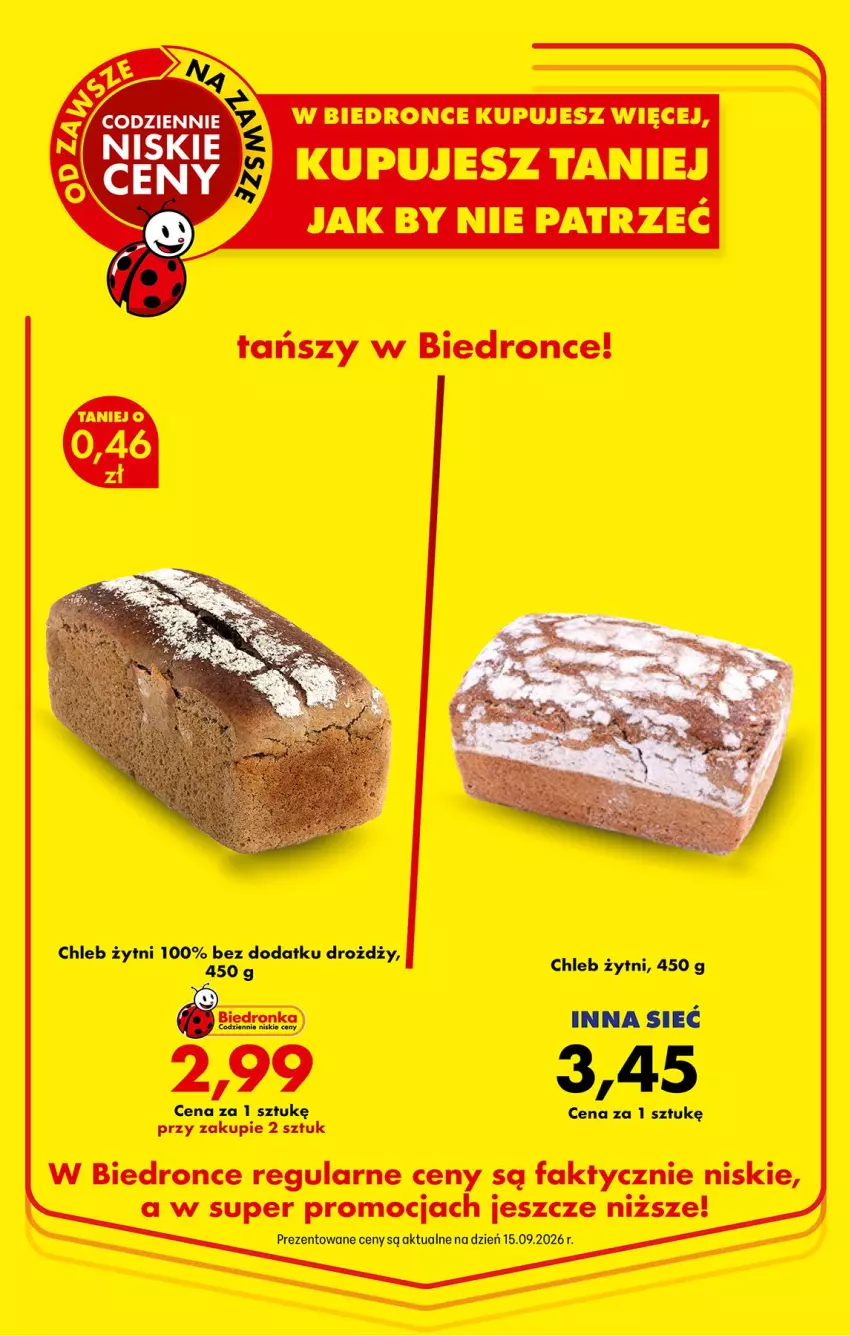 Gazetka promocyjna Biedronka - Od Czwartku - ważna 24.09 do 30.09.2026 - strona 20 - produkty: Chleb, Fa