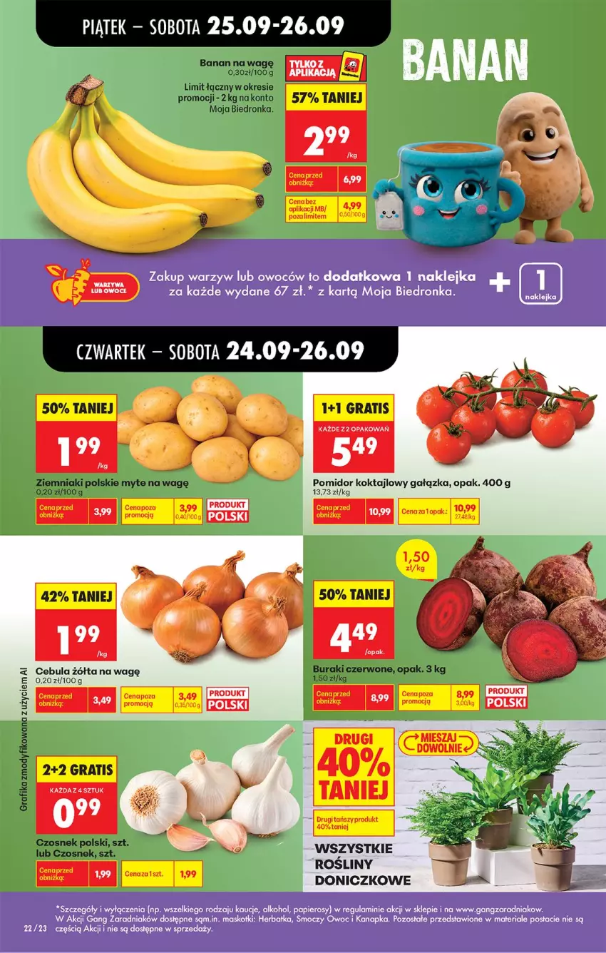 Gazetka promocyjna Biedronka - Od Czwartku - ważna 24.09 do 30.09.2026 - strona 31 - produkty: Buraki, Cebula, Czosnek, Gra, Klej, Papier, Ziemniaki