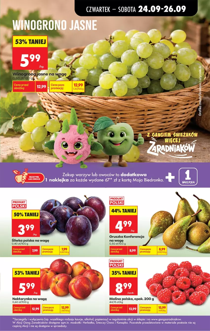 Gazetka promocyjna Biedronka - Od Czwartku - ważna 24.09 do 30.09.2026 - strona 33 - produkty: Fa, Klej, Nektar, Nektarynka, Papier