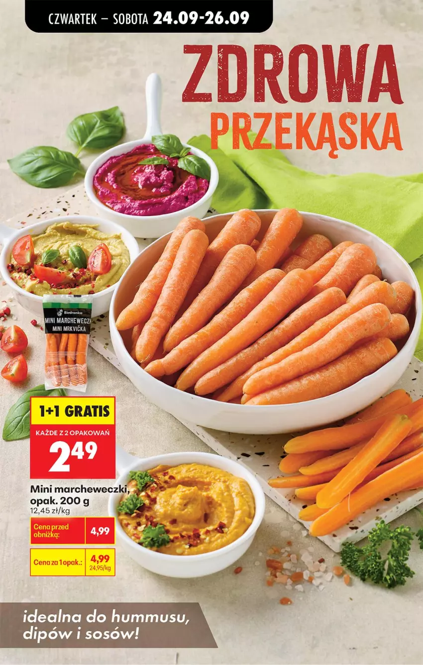 Gazetka promocyjna Biedronka - Od Czwartku - ważna 24.09 do 30.09.2026 - strona 37 - produkty: Hummus, Mus, Sos