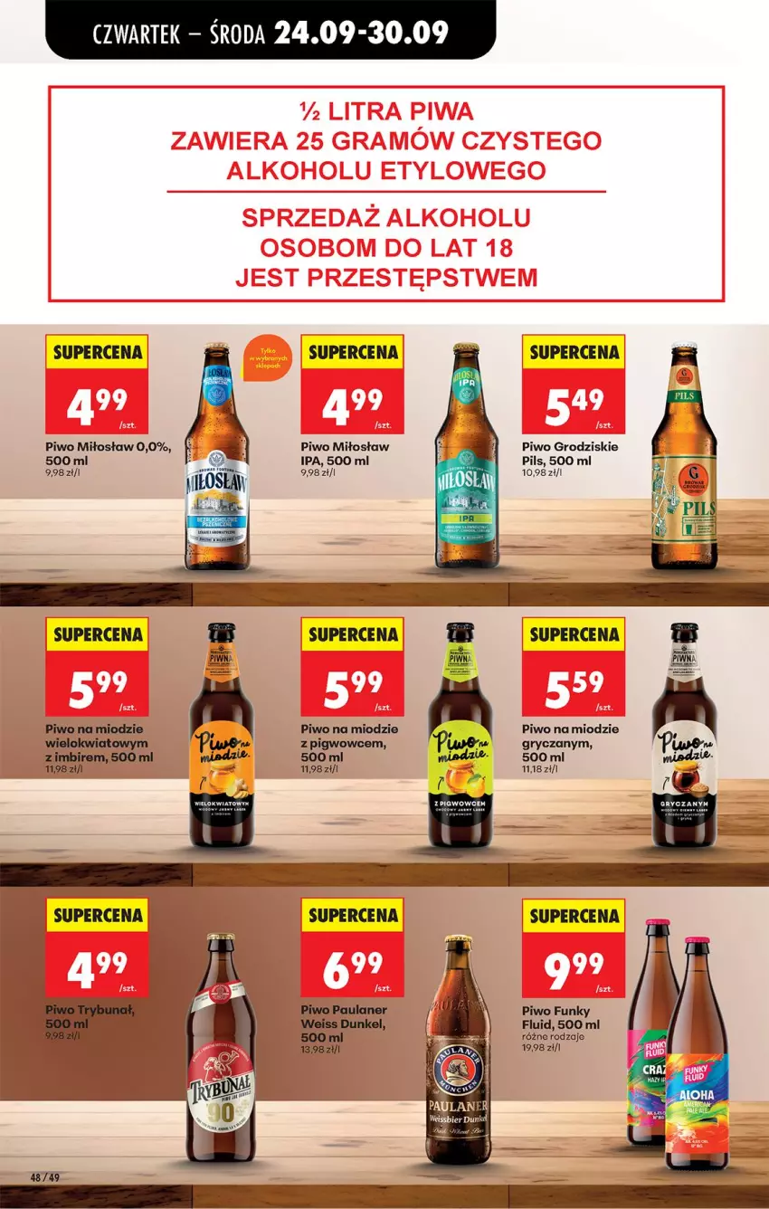 Gazetka promocyjna Biedronka - Od Czwartku - ważna 24.09 do 30.09.2026 - strona 74 - produkty: Gry, Piwo