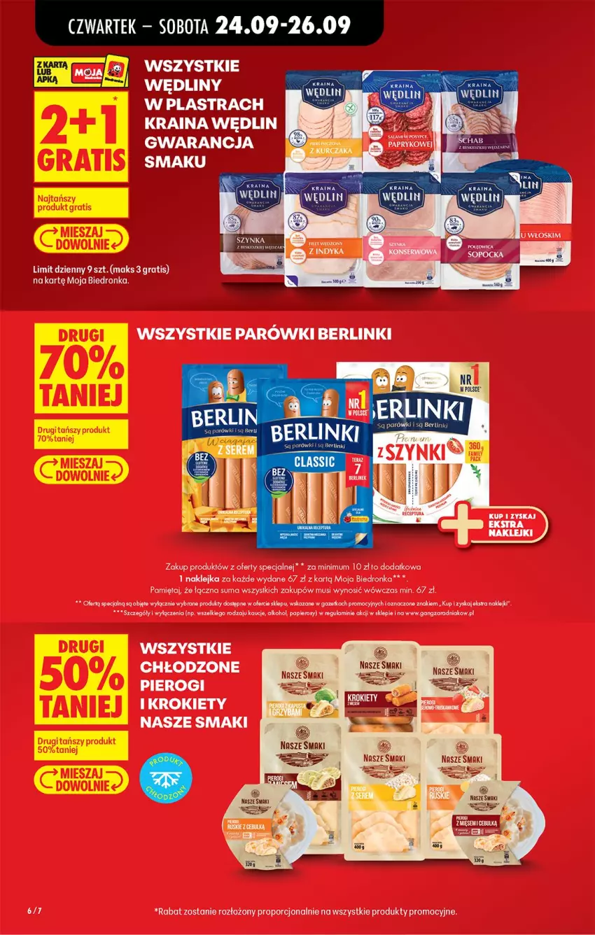 Gazetka promocyjna Biedronka - Od Czwartku - ważna 24.09 do 30.09.2026 - strona 8 - produkty: Gra, Klej, Mięta, Mus, Papier, Pierogi, Por