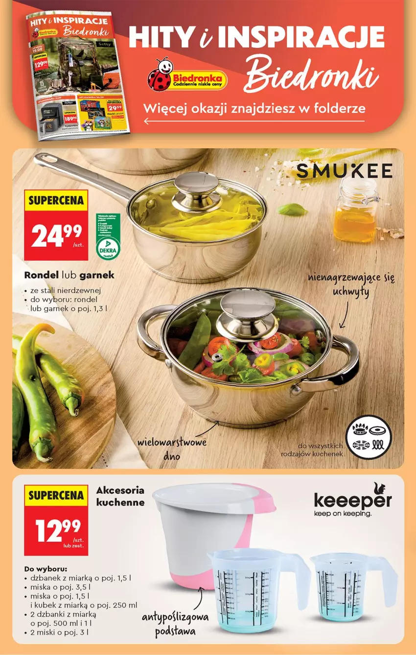 Gazetka promocyjna Biedronka - Od Czwartku - ważna 24.09 do 30.09.2026 - strona 86 - produkty: Dzbanek, Garnek, Kubek, Miska, Rondel