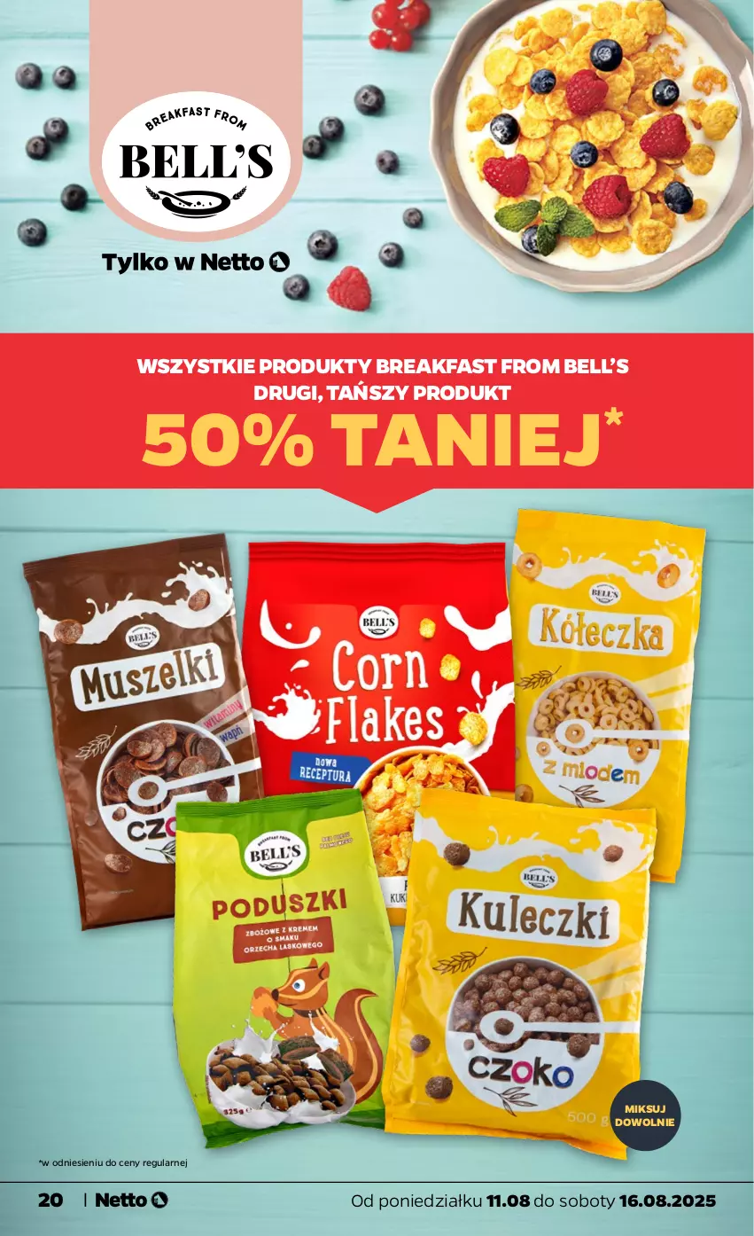 Gazetka promocyjna Netto - Od Poniedziałku - ważna 11.08 do 16.08.2025 - strona 20 - produkty: Bell, Fa