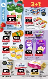 Gazetka promocyjna Netto - Od Poniedziałku - Gazetka - ważna od 16.08 do 16.08.2025 - strona 14 - produkty: Serek wiejski, Ser, Gra, Danone, Twaróg, Jogurt owocowy, Piątnica, Zott, Bell, Jaja, Jogurt, Mlekovita, Rolada Ustrzycka, Rolmlecz, Activia, Serek homogenizowany, Serek, Rolada, Twaróg półtłusty, Lurpak, Bella, Gouda, Alpro, Jogobella, Masło, Jogurt pitny, Jaja z wolnego wybiegu, Mleko
