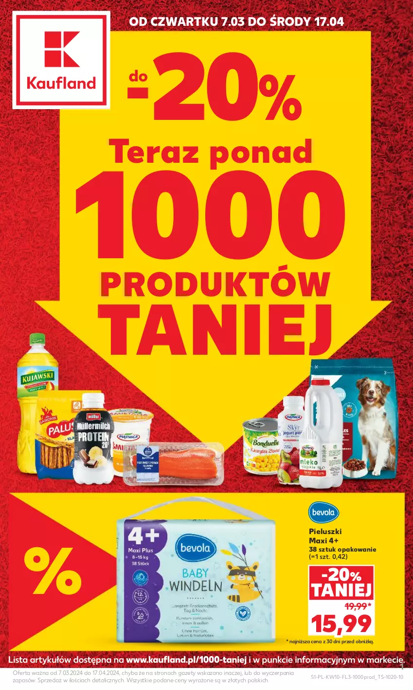 Gazetka promocyjna Kaufland - Kaufland - ważna 07.03 do 13.03.2024 - strona 1 - produkty: Tera