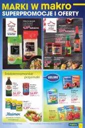 Gazetka promocyjna Makro - [Oferta specjalna] Marki w MAKRO - Gazetka - ważna od 31.05 do 31.05.2021 - strona 7 - produkty: Makaron, Sos, Gin, Oliwki, Sos sojowy, Sos czosnkowy, Galaretka, Oliwa z oliwek, Gala, Pomidory