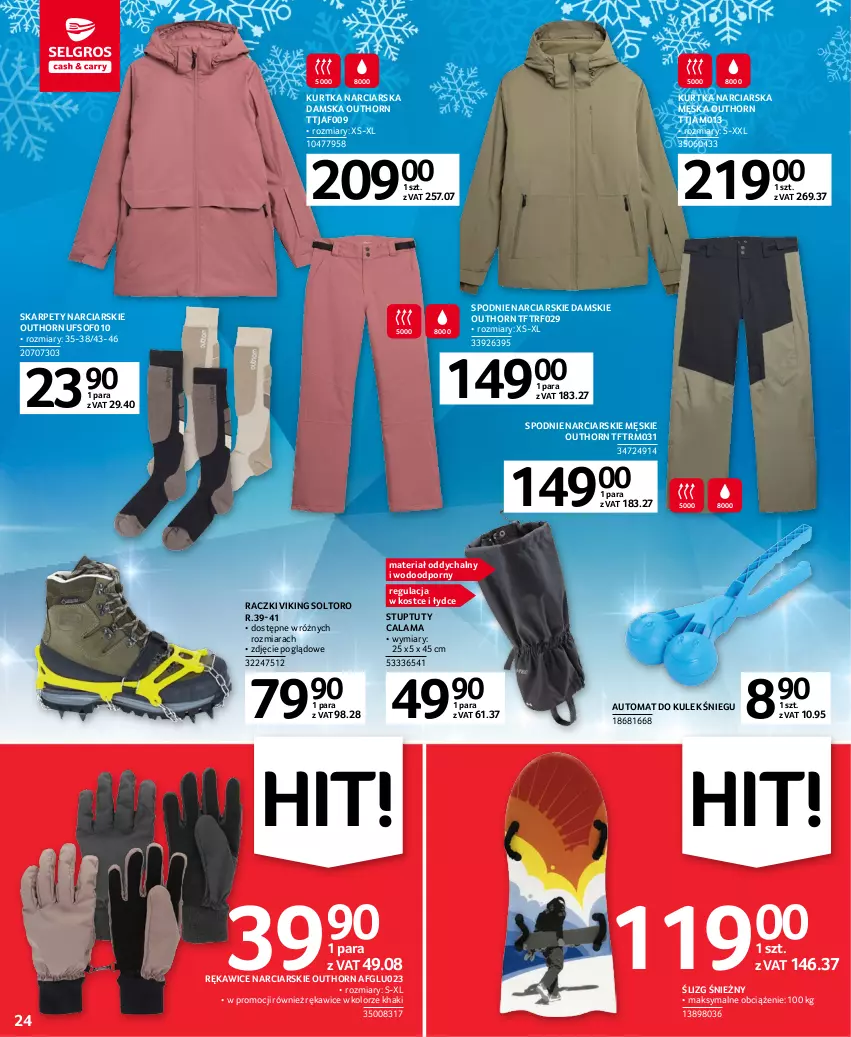 Gazetka promocyjna Selgros - Oferta przemysłowa - ważna 05.01 do 18.01.2023 - strona 24 - produkty: Karp, Kurtka, Por, Rękawice, Spodnie