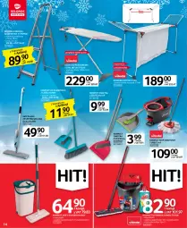 Gazetka promocyjna Selgros - Oferta przemysłowa - Gazetka - ważna od 18.01 do 18.01.2023 - strona 14 - produkty: Top, Sok, Mop, Drabina, Deska do prasowania, Ajax, Rama, Kije, Wiadro, Suszarka
