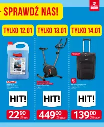 Gazetka promocyjna Selgros - Oferta przemysłowa - Gazetka - ważna od 18.01 do 18.01.2023 - strona 3 - produkty: Por, Walizka, Rower, Płyn do spryskiwaczy
