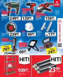 Gazetka promocyjna Selgros - Oferta przemysłowa - Gazetka - ważna od 18.01 do 18.01.2023 - strona 35 - produkty: Top, Wiertarka, Walizka, Szlifierka kątowa, Tarka, Regał, Wiertarka udarowa, Wkręt, Wkrętarka, Szlifierka, Reflektor, Waga, Lampa, Regał metalowy, Akumulator
