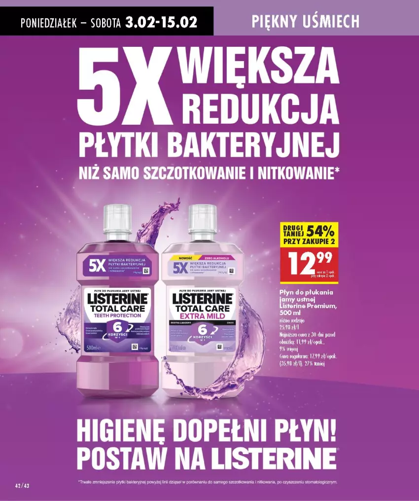 Gazetka promocyjna Biedronka - Twoje Piękne Strony - ważna 03.02 do 16.02.2025 - strona 42 - produkty: Fa, Listerine, Por, Tera