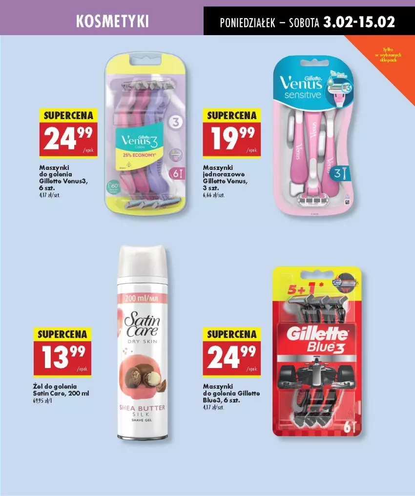 Gazetka promocyjna Biedronka - Twoje Piękne Strony - ważna 03.02 do 16.02.2025 - strona 45 - produkty: Gillette, Gillette Venus, Sati, Venus