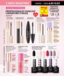 Gazetka promocyjna Biedronka - Twoje Piękne Strony - Gazetka - ważna od 16.02 do 16.02.2025 - strona 3 - produkty: Makijaż, Top, Błyszczyk do ust, Cień, Klej, Tusz, Lack, Olej, Niuqi, Lakier