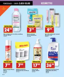 Gazetka promocyjna Biedronka - Twoje Piękne Strony - Gazetka - ważna od 16.02 do 16.02.2025 - strona 44 - produkty: Eveline, Krem do rąk, Płyn micelarny, Kaki, Płatki kosmetyczne, Roller, Szampon, Garnier, Suchy szampon, Maska, Fa
