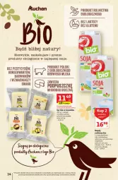Gazetka promocyjna Auchan - Gazetka - ważna od 04.10 do 04.10.2023 - strona 6 - produkty: Cheddar, Napój roślinny, Gouda, Napój