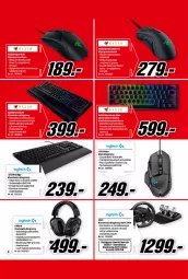 Gazetka promocyjna Media Markt - Gazetka Media Markt - Gazetka - ważna od 31.05 do 31.05.2021 - strona 6 - produkty: Xbox, Kierownica, Por, Gra, Słuchawki, Klawiatura, Mikrofon, Stek, Logitech, Mysz