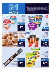 Gazetka promocyjna Carrefour - Gazetka Market Zyskoteka - Gazetka - ważna od 09.10 do 09.10.2021 - strona 2 - produkty: Ryż na mleku, Belriso, Krakus, Ryż, Por, Gra, Twaróg, Zott, Président, Smakija, Kosz, Twaróg delikatny, Bułka grahamka, Danio, Kabanos, Bułka, Nestlé