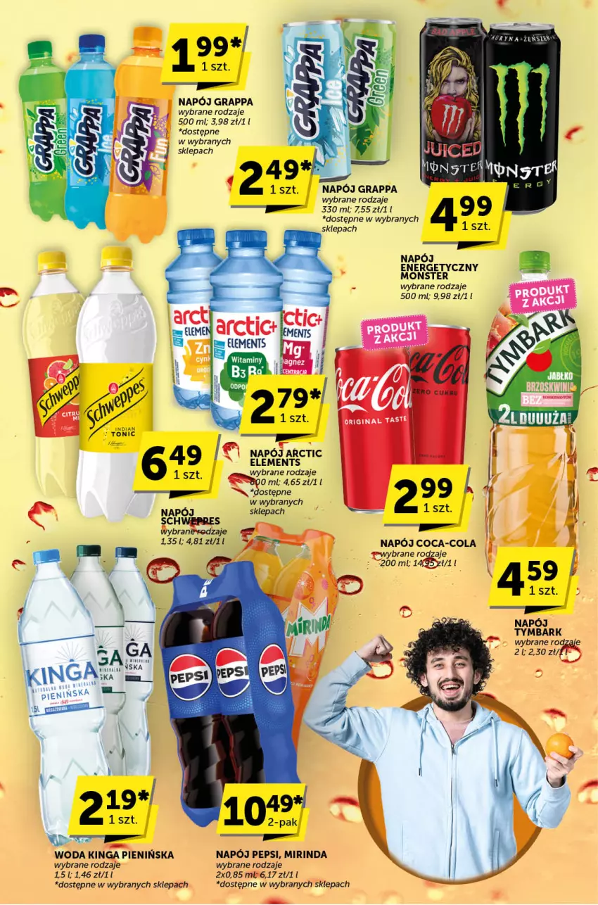 Gazetka promocyjna ABC - ważna 17.10 do 29.10.2024 - strona 29 - produkty: Coca-Cola, Gra, Grappa, Mirinda, Napój, Pepsi, Tymbark, Woda