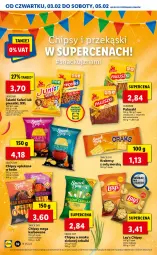 Gazetka promocyjna Lidl - GAZETKA - Gazetka - ważna od 05.02 do 05.02.2022 - strona 32 - produkty: Lajkonik, Por, Chipsy, Sezam, Precelki, Krakersy, Fa