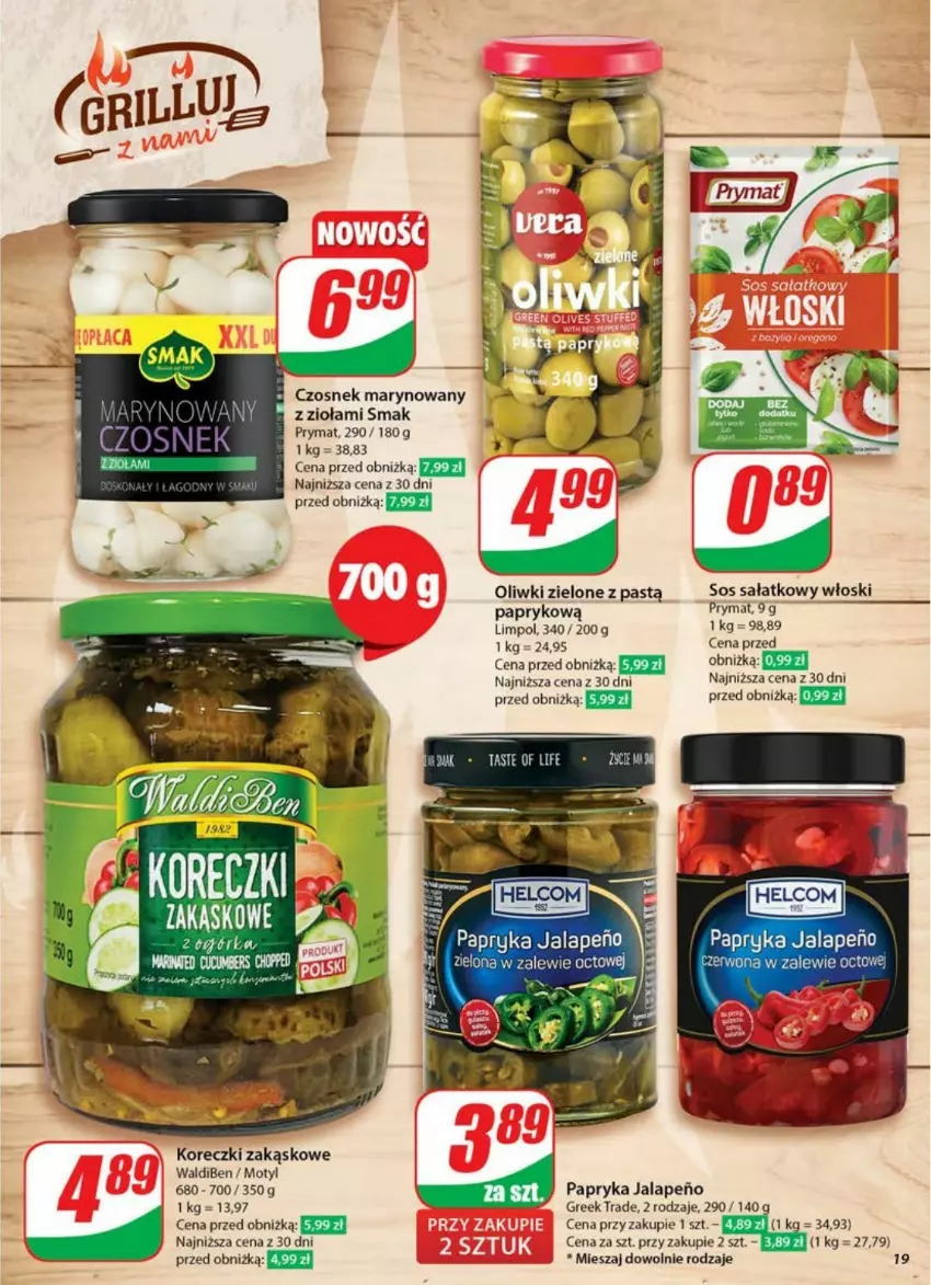 Gazetka promocyjna Dino - ważna 23.04 do 29.04.2025 - strona 11 - produkty: Czosnek, Oliwki, Oliwki zielone, Papryka, Prymat, Sałat