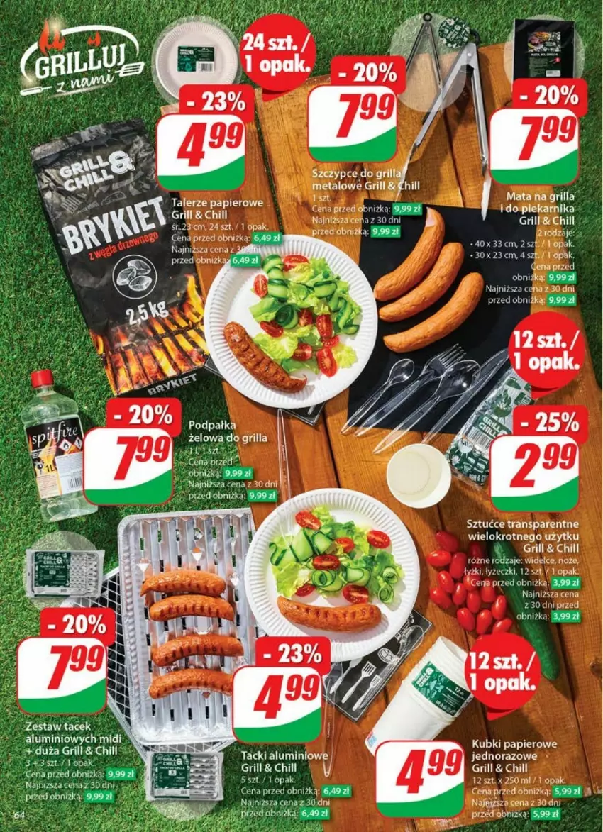 Gazetka promocyjna Dino - ważna 23.04 do 29.04.2025 - strona 61 - produkty: Grill, Noż, Piekarnik, Szczypce, Tran