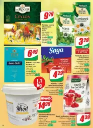 Gazetka promocyjna Dino - Gazetka - ważna od 29.04 do 29.04.2025 - strona 4 - produkty: Earl Grey, Rum, Gra, Saga, Herbata czarna, Lipton, Miód, Herbata, Napój, Mięta, Herbapol