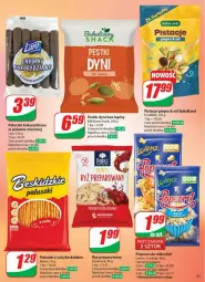 Gazetka promocyjna Dino - Gazetka - ważna od 29.04 do 29.04.2025 - strona 47 - produkty: Pistacje, Sól, Ryż, Beskidzki, Pieprz, Popcorn, Pestki dyni, Lorenz, Aksam, Bakalland, Fa