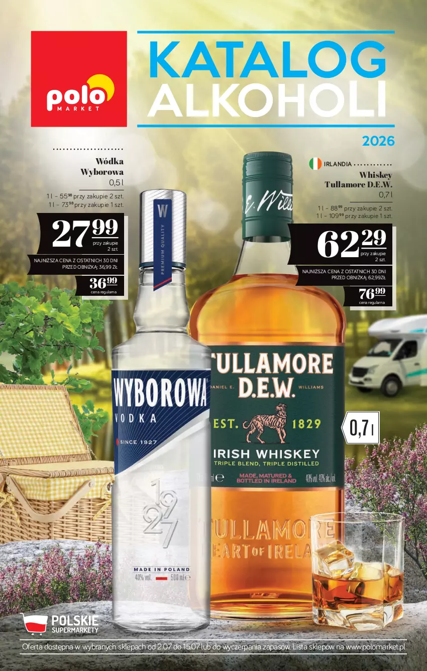 Gazetka promocyjna PoloMarket - Katalog alkoholi 12/2026 - ważna 02.07 do 15.07.2026 - strona 1 - produkty: Whiskey, Wódka, Wyborowa