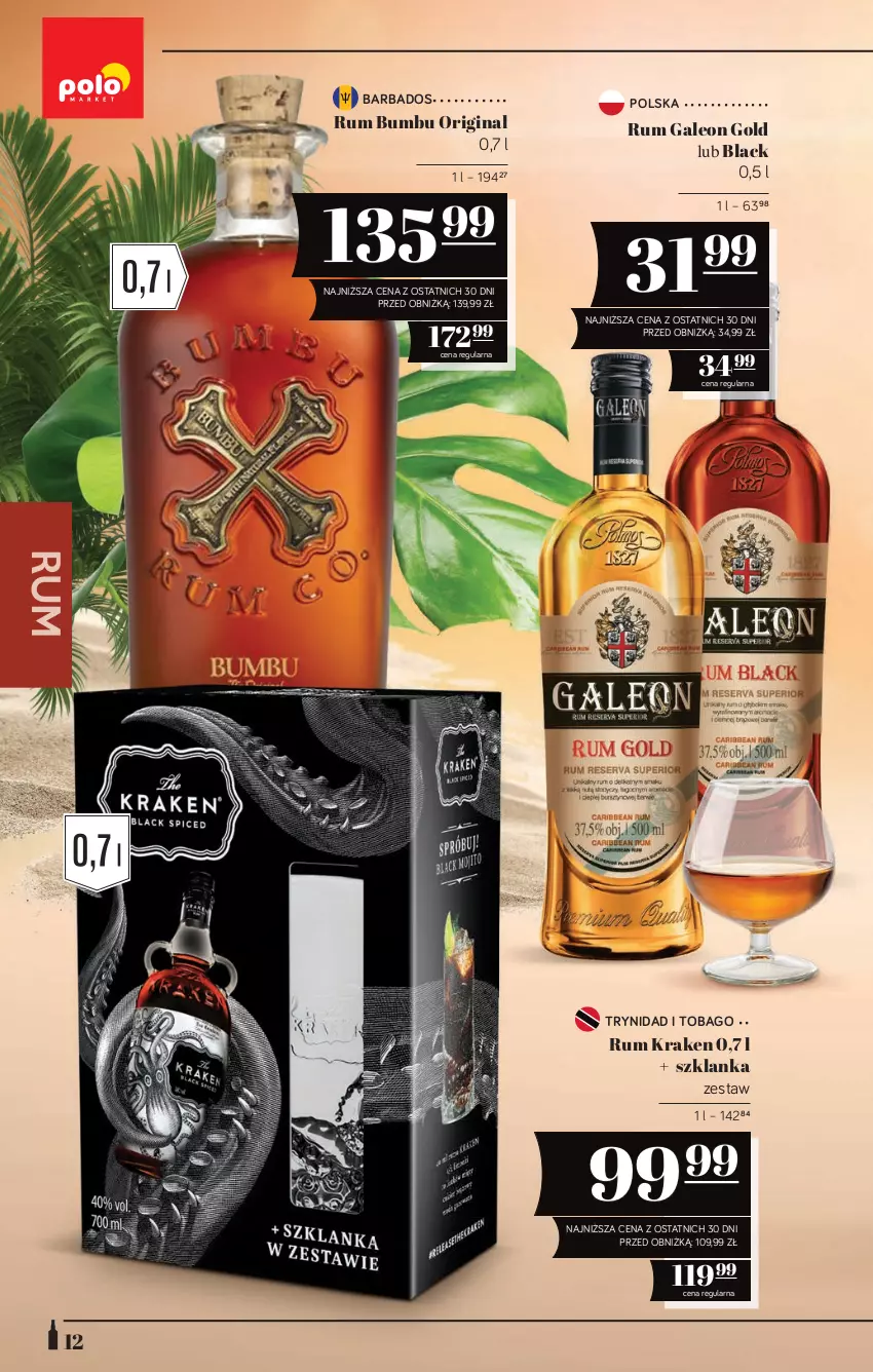Gazetka promocyjna PoloMarket - Katalog alkoholi 12/2026 - ważna 02.07 do 15.07.2026 - strona 12 - produkty: Gin, Lack, Leon, Rum, Szklanka