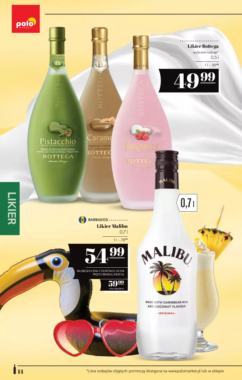 Gazetka promocyjna PoloMarket - Katalog alkoholi 12/2026 - ważna 02.07 do 15.07.2026 - strona 14 - produkty: Likier, Malibu