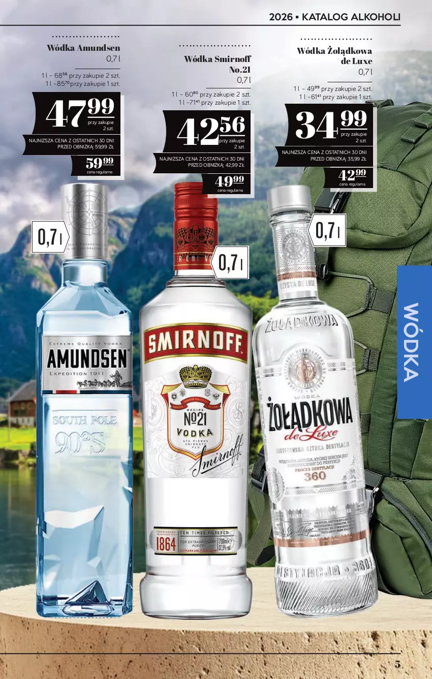 Gazetka promocyjna PoloMarket - Katalog alkoholi 12/2026 - ważna 02.07 do 15.07.2026 - strona 5 - produkty: Amundsen, Wódka