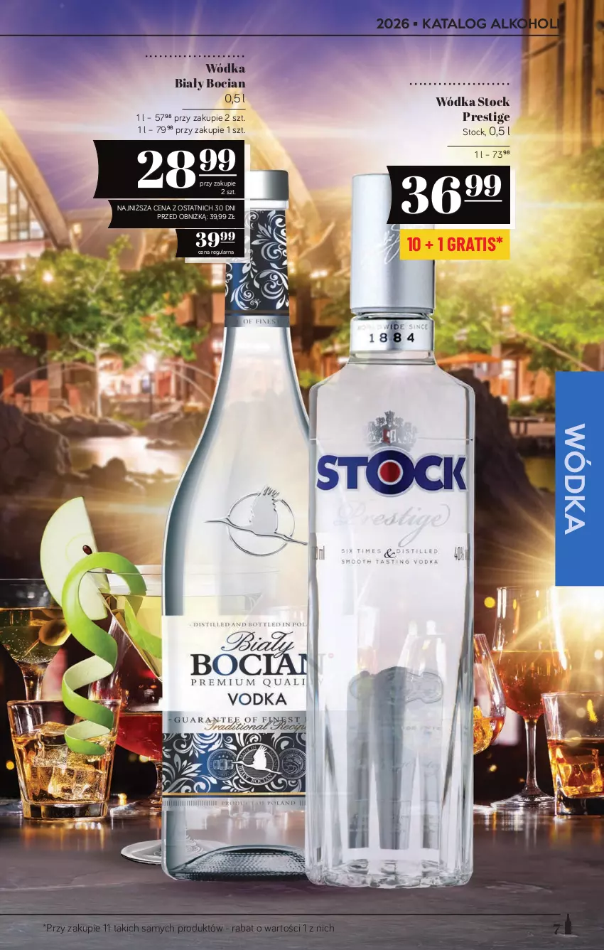 Gazetka promocyjna PoloMarket - Katalog alkoholi 12/2026 - ważna 02.07 do 15.07.2026 - strona 7 - produkty: Biały Bocian, Gra, Stock, Wódka