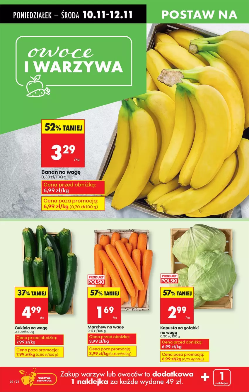 Gazetka promocyjna Biedronka - Od Poniedziałku - ważna 10.11 do 15.11.2025 - strona 20 - produkty: Klej, Warzywa