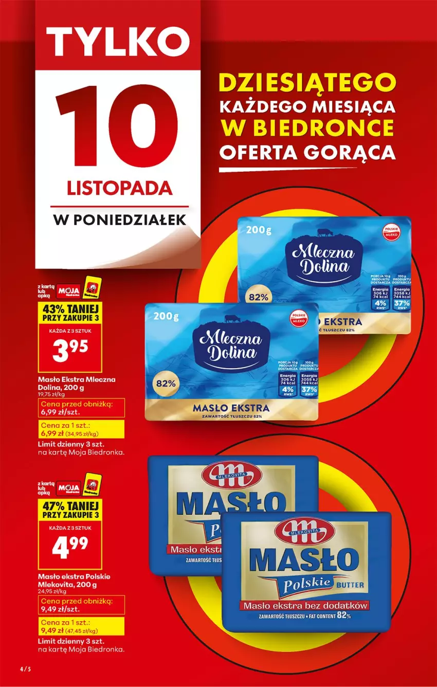 Gazetka promocyjna Biedronka - Od Poniedziałku - ważna 10.11 do 15.11.2025 - strona 4 - produkty: Fa, LEGO, Masło, Por