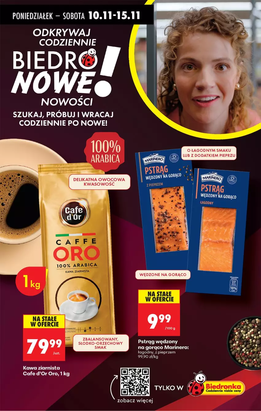 Gazetka promocyjna Biedronka - Od Poniedziałku - ważna 10.11 do 15.11.2025 - strona 47 - produkty: BIC, Kawa, Kawa ziarnista, Pieprz, Pstrąg, Pstrąg wędzony
