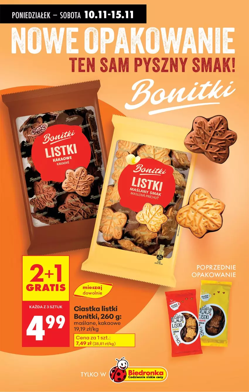 Gazetka promocyjna Biedronka - Od Poniedziałku - ważna 10.11 do 15.11.2025 - strona 58 - produkty: Bonitki, Ciastka, Kakao