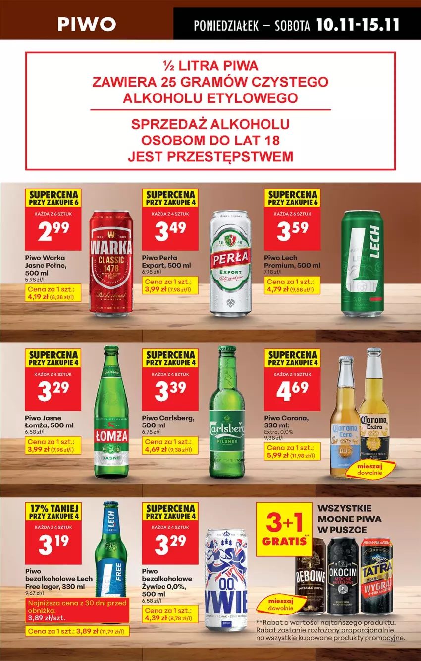 Gazetka promocyjna Biedronka - Od Poniedziałku - ważna 10.11 do 15.11.2025 - strona 67 - produkty: Carlsberg, Fa, Perła, Piwa, Piwo, Piwo jasne, Por, Warka