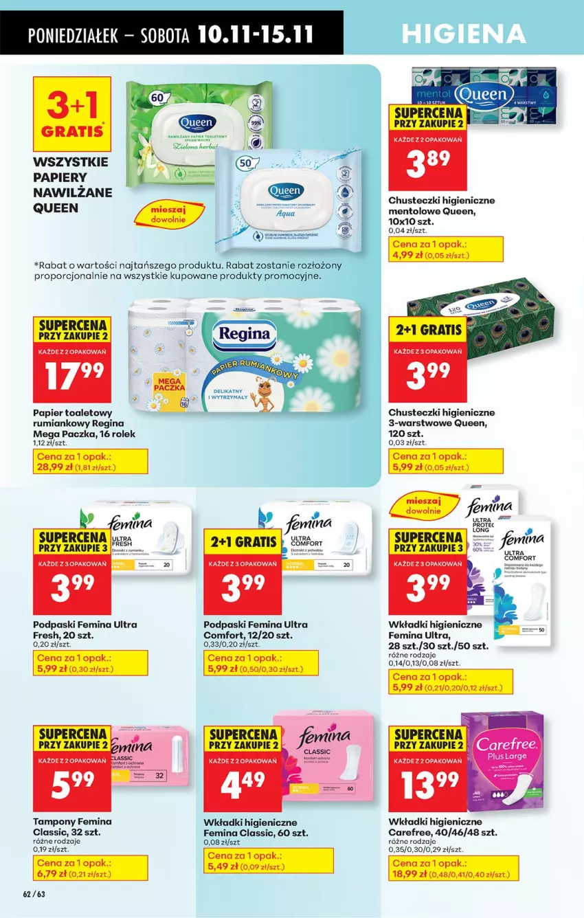 Gazetka promocyjna Biedronka - Od Poniedziałku - ważna 10.11 do 15.11.2025 - strona 76 - produkty: AEG, Carefree, Chusteczki, Fa, Gin, Gra, Papier, Papier toaletowy, Podpaski, Rum, Tampony, Wkładki