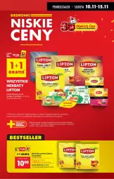 Gazetka promocyjna Biedronka - Od Poniedziałku - Gazetka - ważna od 15.11 do 15.11.2025 - strona 11 - produkty: Torebka, Por, Gra, Herbata czarna, Lipton, Herbata