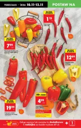 Gazetka promocyjna Biedronka - Od Poniedziałku - Gazetka - ważna od 15.11 do 15.11.2025 - strona 22 - produkty: Papryka słodka, Papryka, Szpic