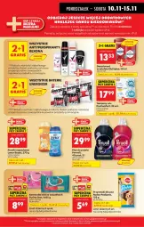 Gazetka promocyjna Biedronka - Od Poniedziałku - Gazetka - ważna od 15.11 do 15.11.2025 - strona 46 - produkty: Płyn do prania, Por, Gra, Rexona, Old Spice, Dezodorant, Perełki zapachowe, Energizer, Tampony, Przysmaki, O.B., Antyperspirant, Lenor